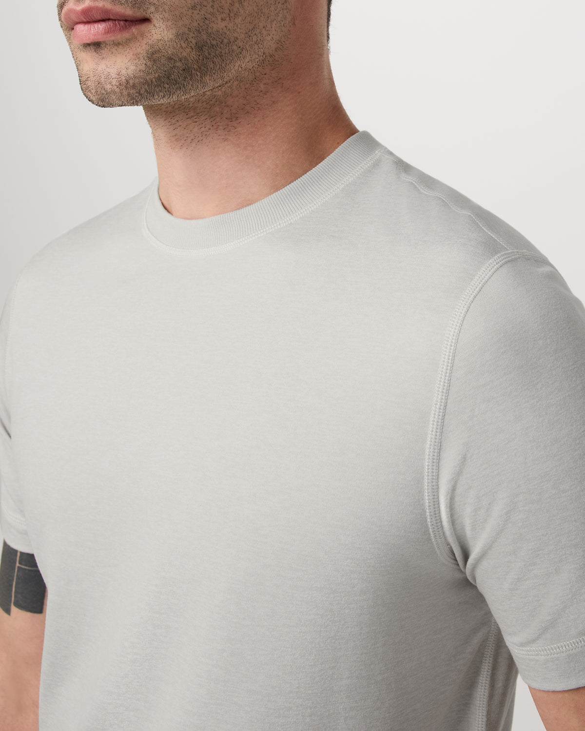 Men's Short Sleeve Ponto Performance Tee Salt Heather - Image 2