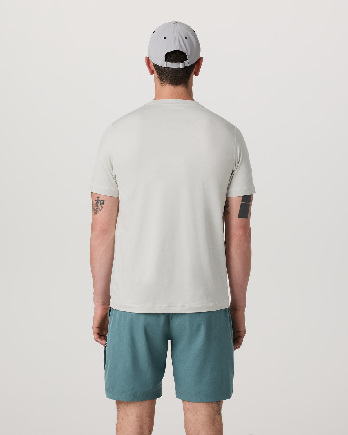 Men's Short Sleeve Ponto Performance Tee Salt Heather - Image 3