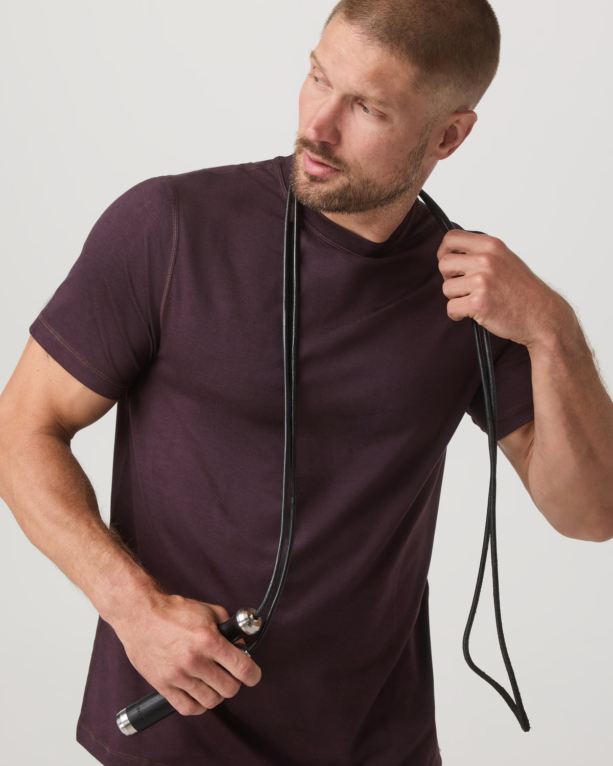 Men's Short Sleeve Ponto Performance Tee Raisin Heather