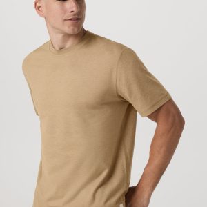 Men's Short Sleeve Ponto Tee - Relaxed Sungold Heather