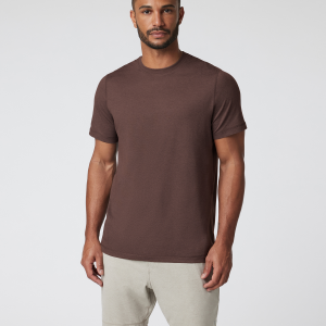Short Sleeve Ponto Performance Tee Java Heather