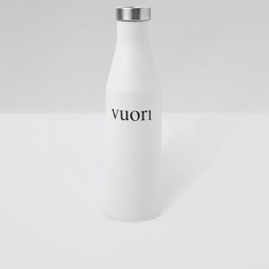 S6 Wordmark Mizu Water Bottle White Insulated Bottle
