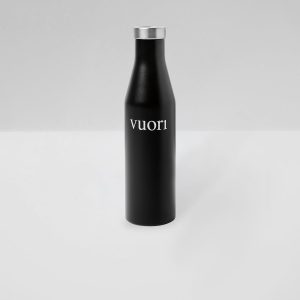 S6 Wordmark Mizu Water Bottle Black Insulated Bottle