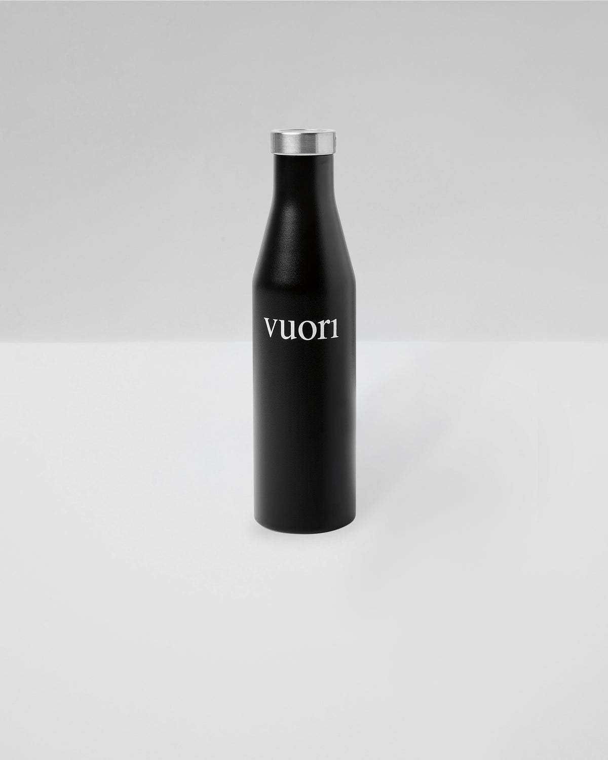 S6 Wordmark Mizu Water Bottle Black Insulated Bottle