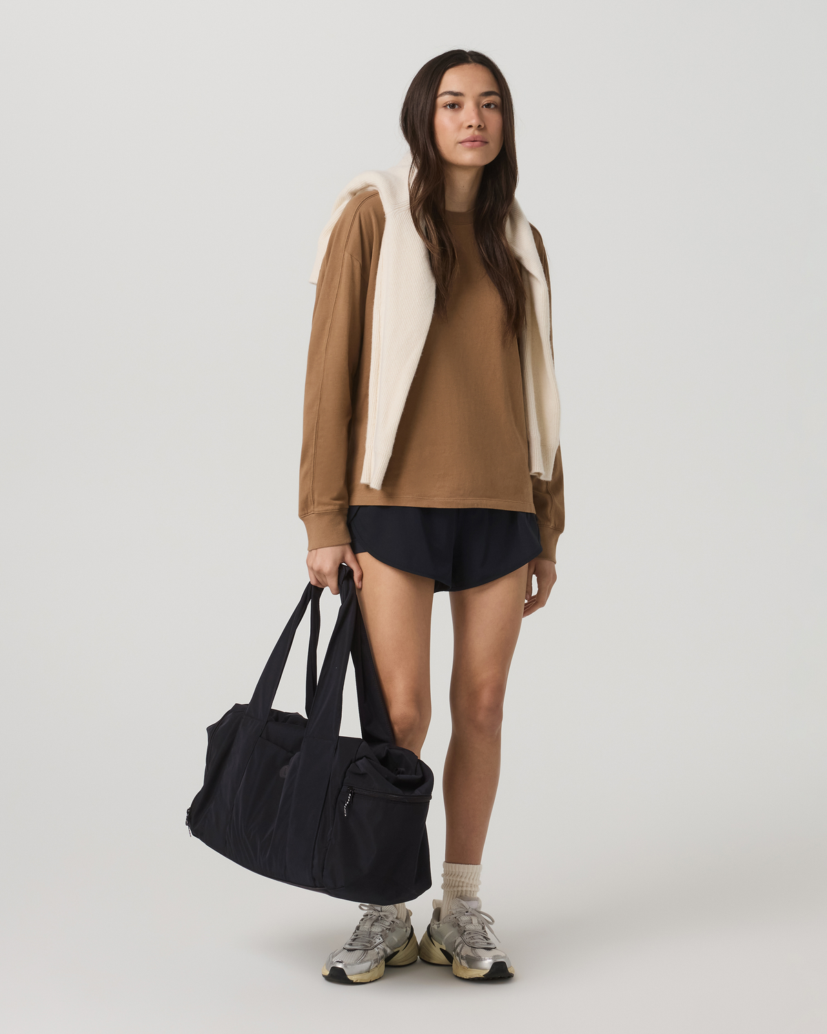 Long Sleeve Heavyweight Cotton Tee Women's Acorn Shirt - Image 6