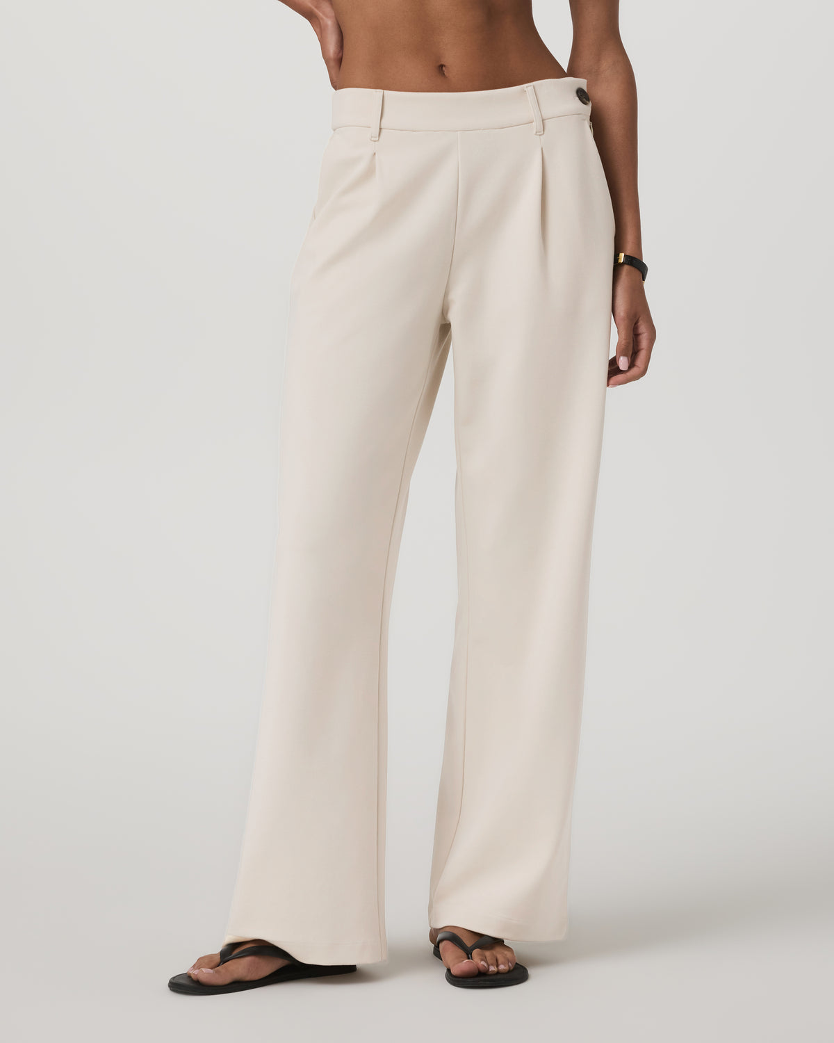 Maven Wideleg Pant Women's Bone Wideleg Pants - Image 5