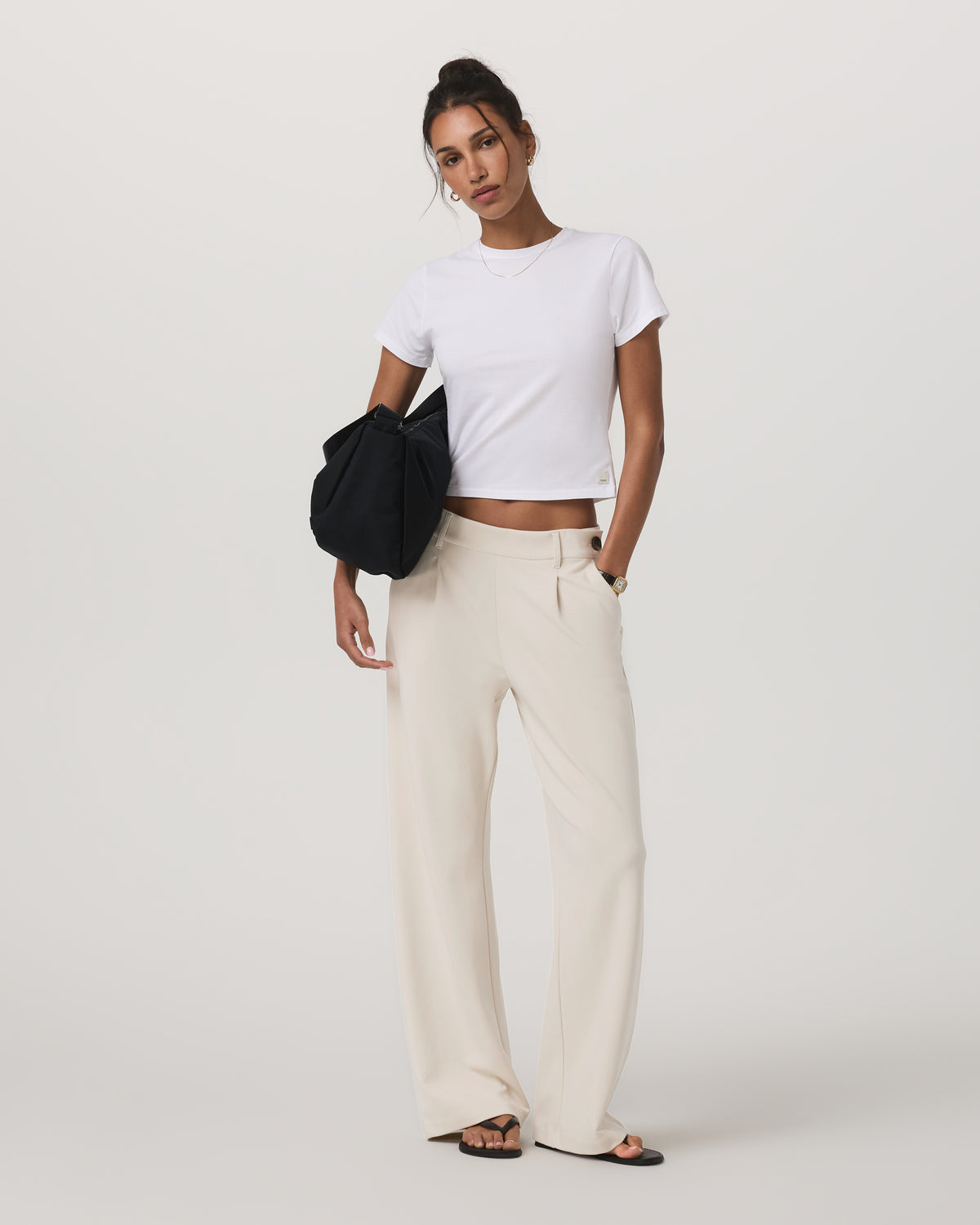Maven Wideleg Pant Women's Bone Wideleg Pants - Image 6